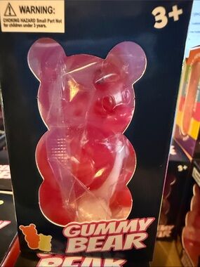 Pink Gummy Bear squishy